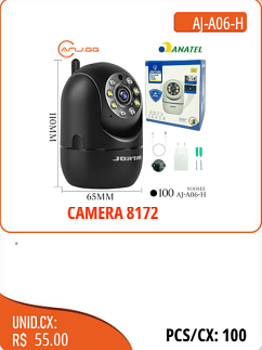 CAMERA 8172 UNID.CX:RS 55.00 PCS/CX:100