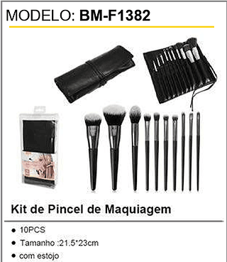Kit de Pincel de Maquiagem 150Kits/CX Unid.CX: 14,50