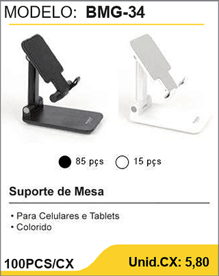 Suporte de Mesa 100PCS/CX Unid.CX: 5,80