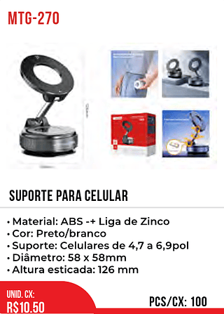 Suporte Para Celular 100pç=10,5$