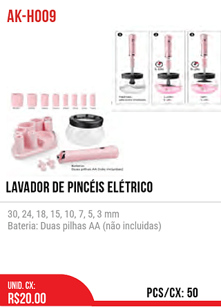 Lavador De Pincéis Elétrico 50pç=20$