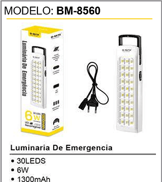 Luminaria De Emergencia 50PCS/CX Unid.CX: 22,50