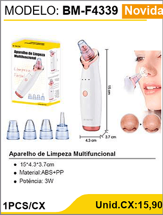 Aparelho de Limpeza Multifuncional 1PCS/CX Unid.CX:15,90