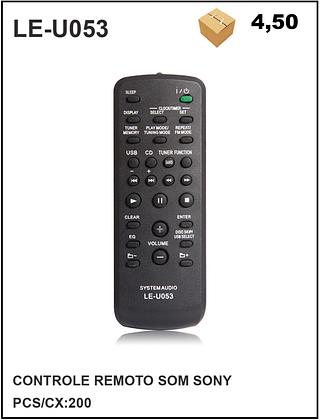 CONTROLE REMOTO SOM SONY PCS/CX:200=4.5$