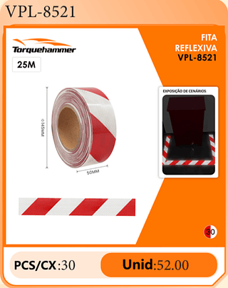 FITA REFLEXIVA PCS/CX:30 Unid:52.00