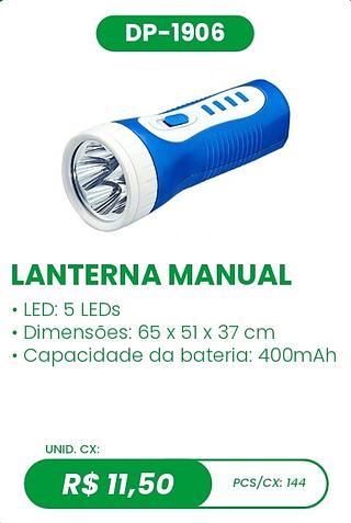 LANTERNA MANUAL 144PÇ=11,5$