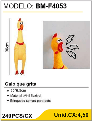 Galo que grita 240PCS/CX Unid.CX:4,50