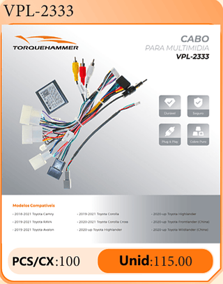 CABO PARA MULTIMIDIA PCS/CX:100 Unid:115.00