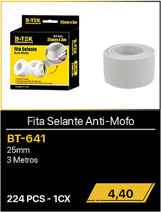 Fita Selante Anti-Mofo 224PCS R$4,40