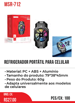 Refrigerador Portátil Para Celular 100pç=27$
