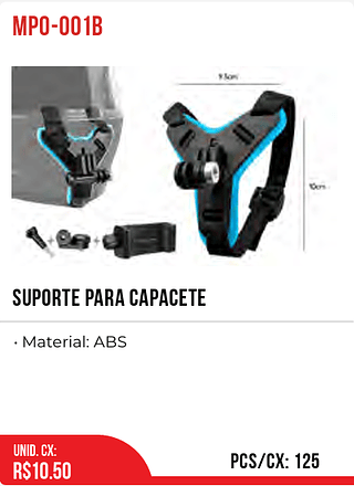 Suporte Para Capacete 125pç=10,5$