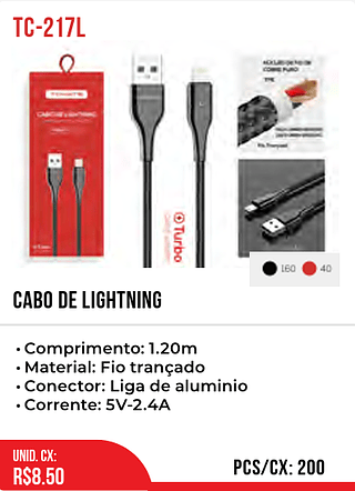 Cabo De Lightning 200pç=8,5$