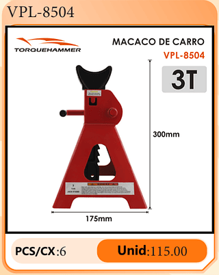 MACACO DE CARRO PCS/CX:6 Unid:115.00