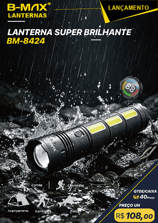 LANTERNA SUPER BRILHANTE PCS:40 R$:108