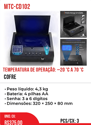 COFRE 3pç=375$