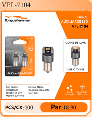 FAROL AUXILIARDE LED PCS/CX:400 Par:18.90
