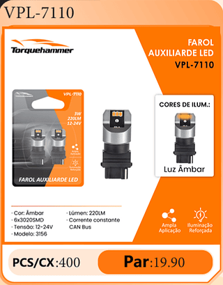 FAROL AUXILIARDE LED PCS/CX:400 Par:19.90