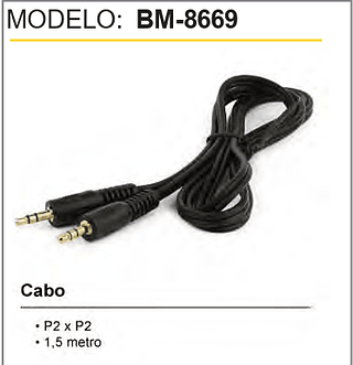 Cabo 600PCS/CX Unid.CX: 1,90