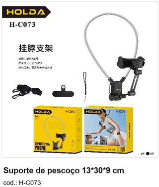 Suporte de pescoço 13*30*9 cm R$ 45 PC/CX:60