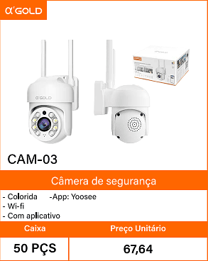 Camera de seguranca Caixa 50 PCS Preco Unitario 67,64