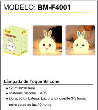 Lâmpada de Toque Silicone 60PCS/CX Unid.CX:17,50