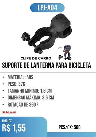 Suporte De Lanterna Para Bicicleta 500PÇ=1,55$