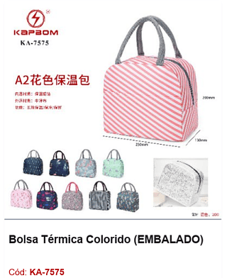 Bolsa Térmica Colorido R$ 8,55 PCS/cx: 200