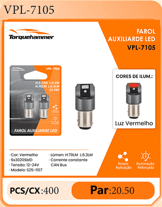 FAROL AUXILIARDE LED PCS/CX:400 Par:20.50
