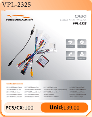 CABO PARA MULTIMIDIA PCS/CX:100 Unid:139.00
