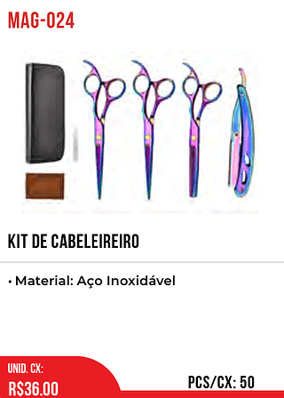 Kit De Cabeleireiro 50pç=36$