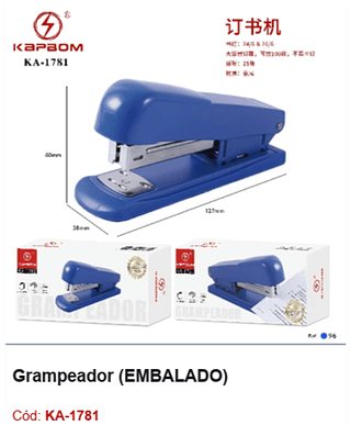 Grampeador R$ 8,1 PCS/CX: 96