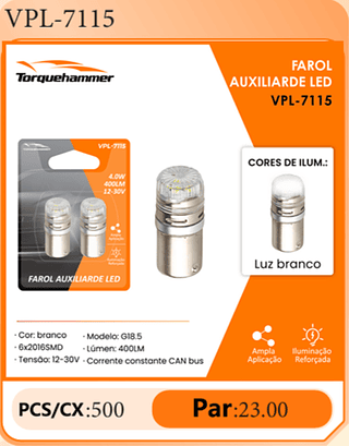 FAROL AUXILIARDE LED PCS/CX:500 Par:23.00
