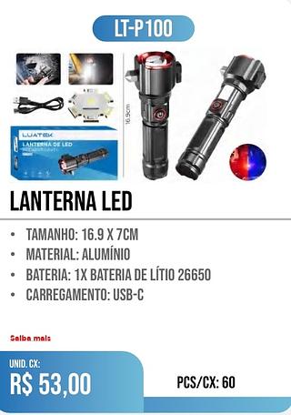 LANTERNA LED 60PÇ=53$