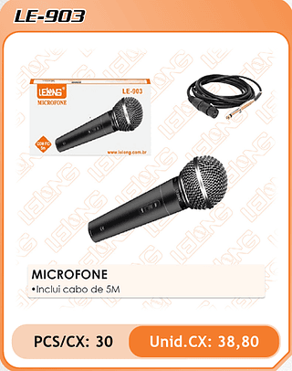 MICROFONE 30PÇ=38,8$