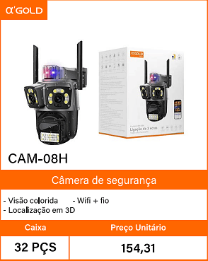 Camera de seguranga - Caixa 32 PCS Preco Unitario 154,31