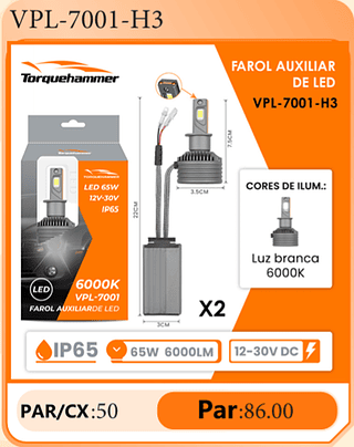FAROL AUXILIAR DE LED PAR/CX:50 Par:86.00