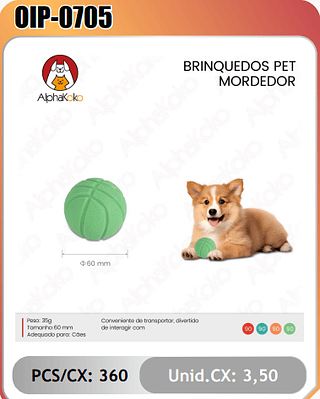 BRINQUEDOS PETMORDEDOR PCS/CX:360 Unid.CX: 3,50