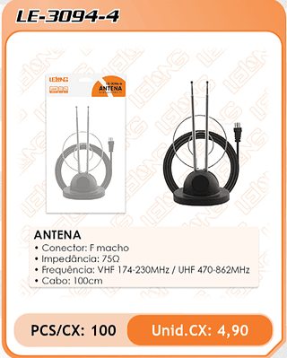 ANTENA 100PÇ=4,9$
