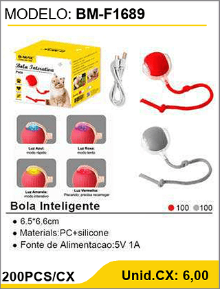 Bola Inteligente 200PCS/CX Unid.CX: 6,00