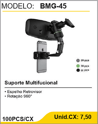 Suporte Multifucional 100PCS/CX Unid.CX: 7,50