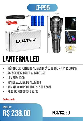 LANTERNA LED 20pç=238$
