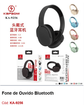 Fone de Ouvido Bluetooth R$35,1 PCS/CX:100