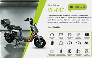 Moto Eletrica R$ 6300.00