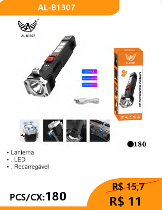 Lanterna PCS/CX:180 R$ 11