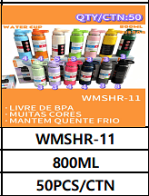 800ML UNID. CX: R$ 23,00 PCS/CX: 50