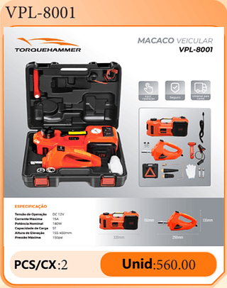 MACACO VEICULAR PCS/CX:2 Unid:560.00