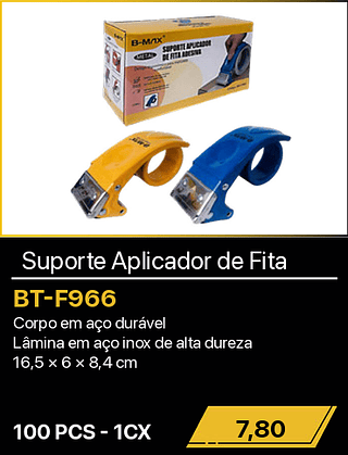 Suporte Aplicador de Fita 100PCS R$7,80