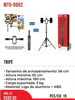 TRIPÉ 15pç=82$