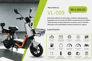 Moto Eletrica R$ 5400.00