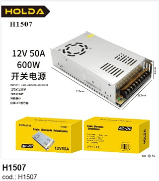 Fonte Chaveada R$ 56,7 PC/CX:36